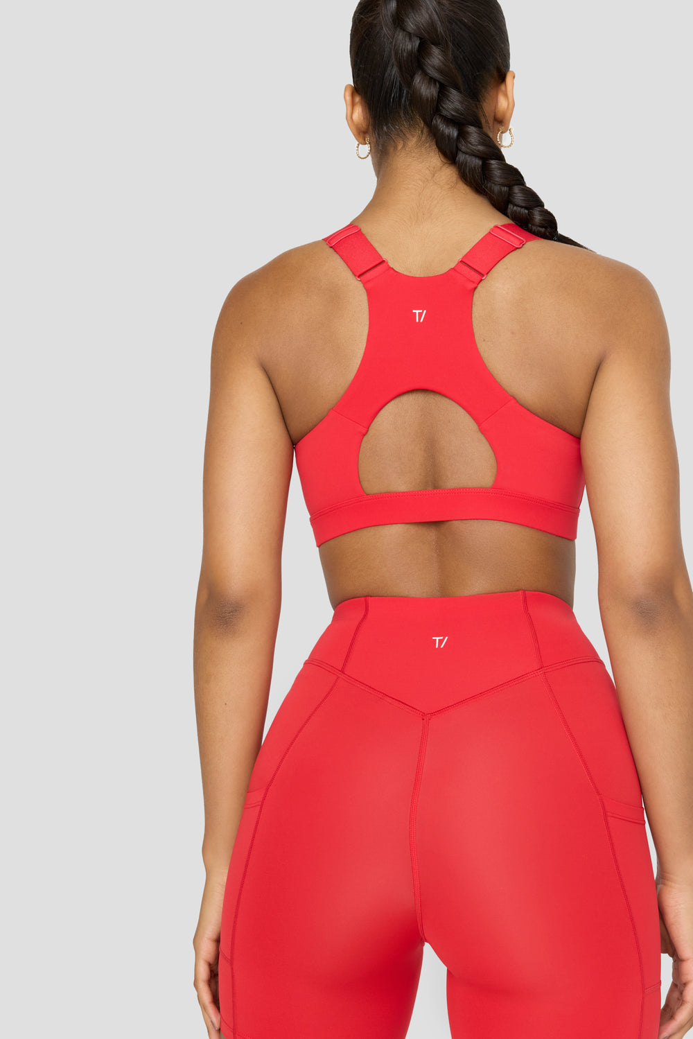 FormTech High Waisted Side Pocket Running Shorts - Chilli Red
