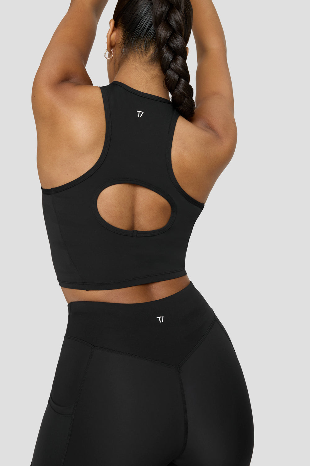 FormTech Open Back Racer Tank - Black
