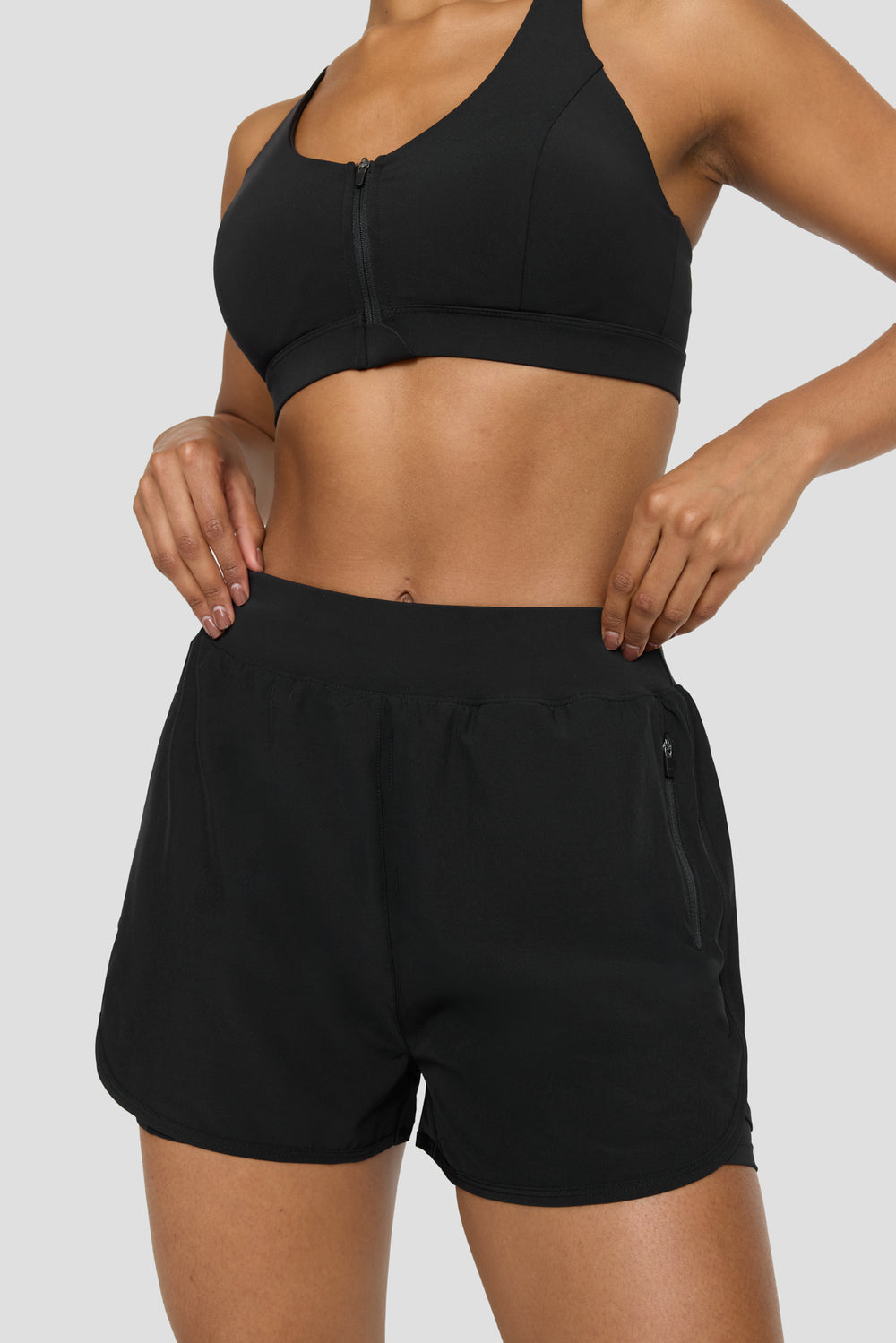 FormTech Double Layer Adjuster Running Short - Black