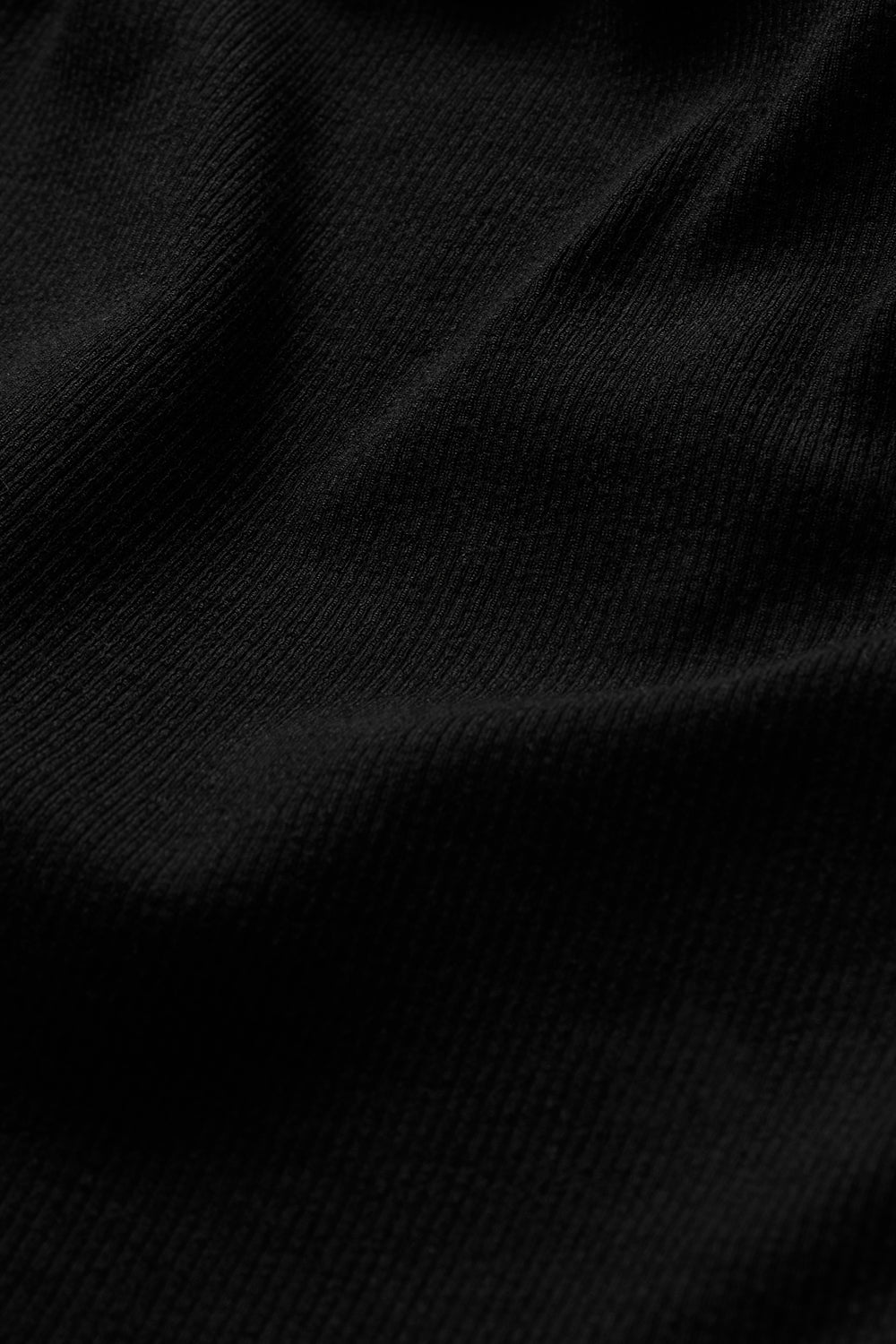 365 Rib Drawstring Trousers - Black