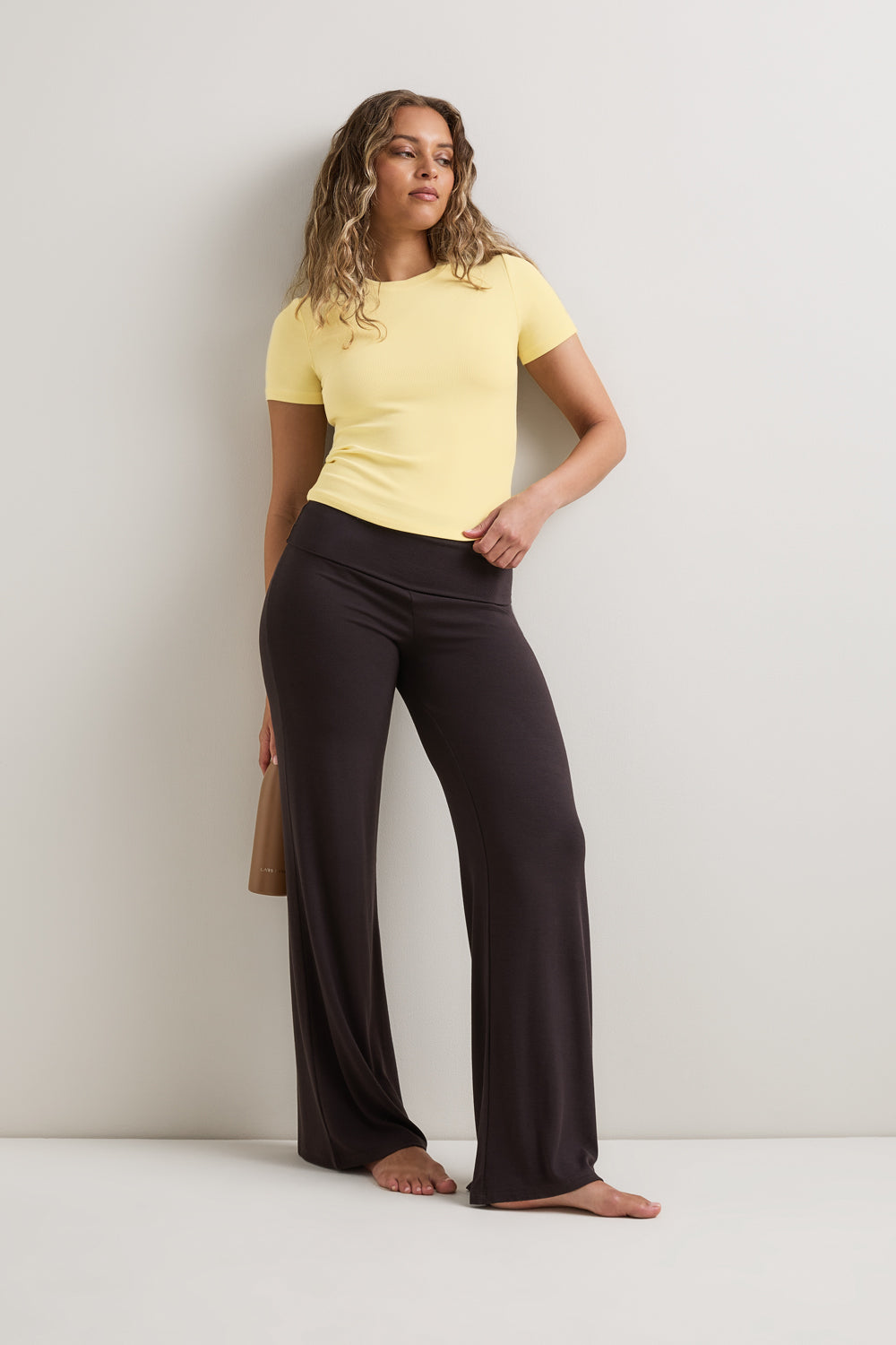 365 Sculpting Lounge T-Shirt - Lemon Yellow – TALA