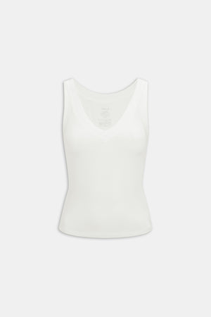 365 Sculpting Lounge Reversible Tank - Coconut Milk