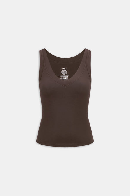 365 Sculpting Lounge Reversible Tank - Espresso
