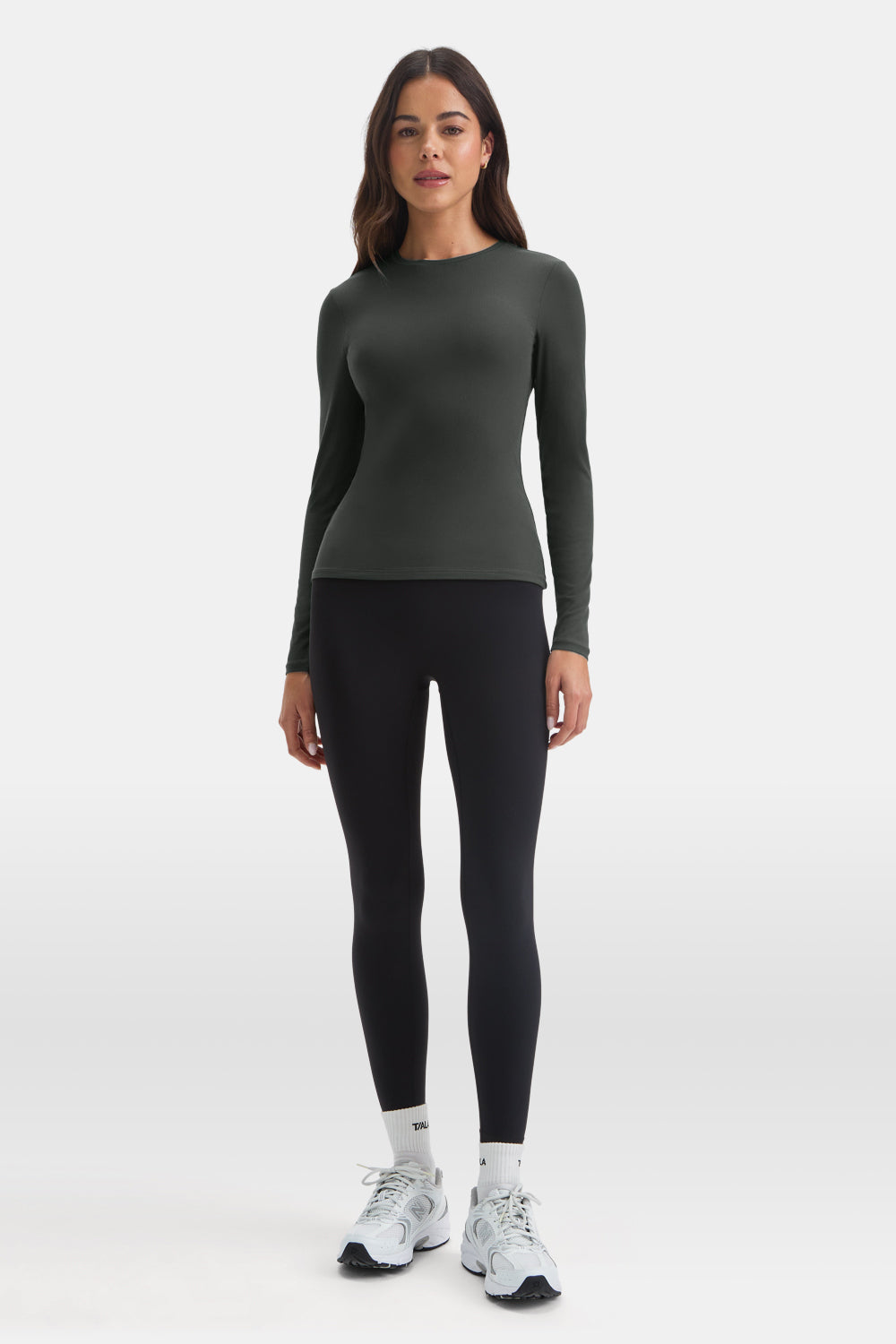 365 Sculpting Lounge Top - Dark Moss