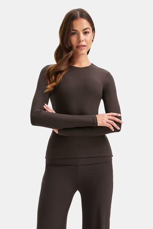 365 Sculpting Lounge Top - Espresso
