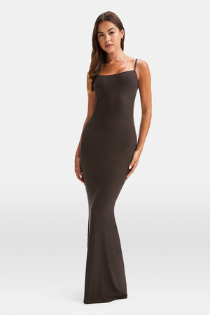 365 Sculpting Lounge Cami Maxi Dress - Espresso
