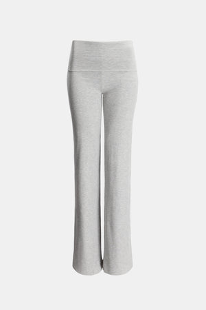 365 Sculpting Lounge Flared Trousers - Grey Marl
