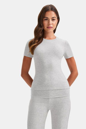 365 Sculpting Lounge T-Shirt - Grey Marl