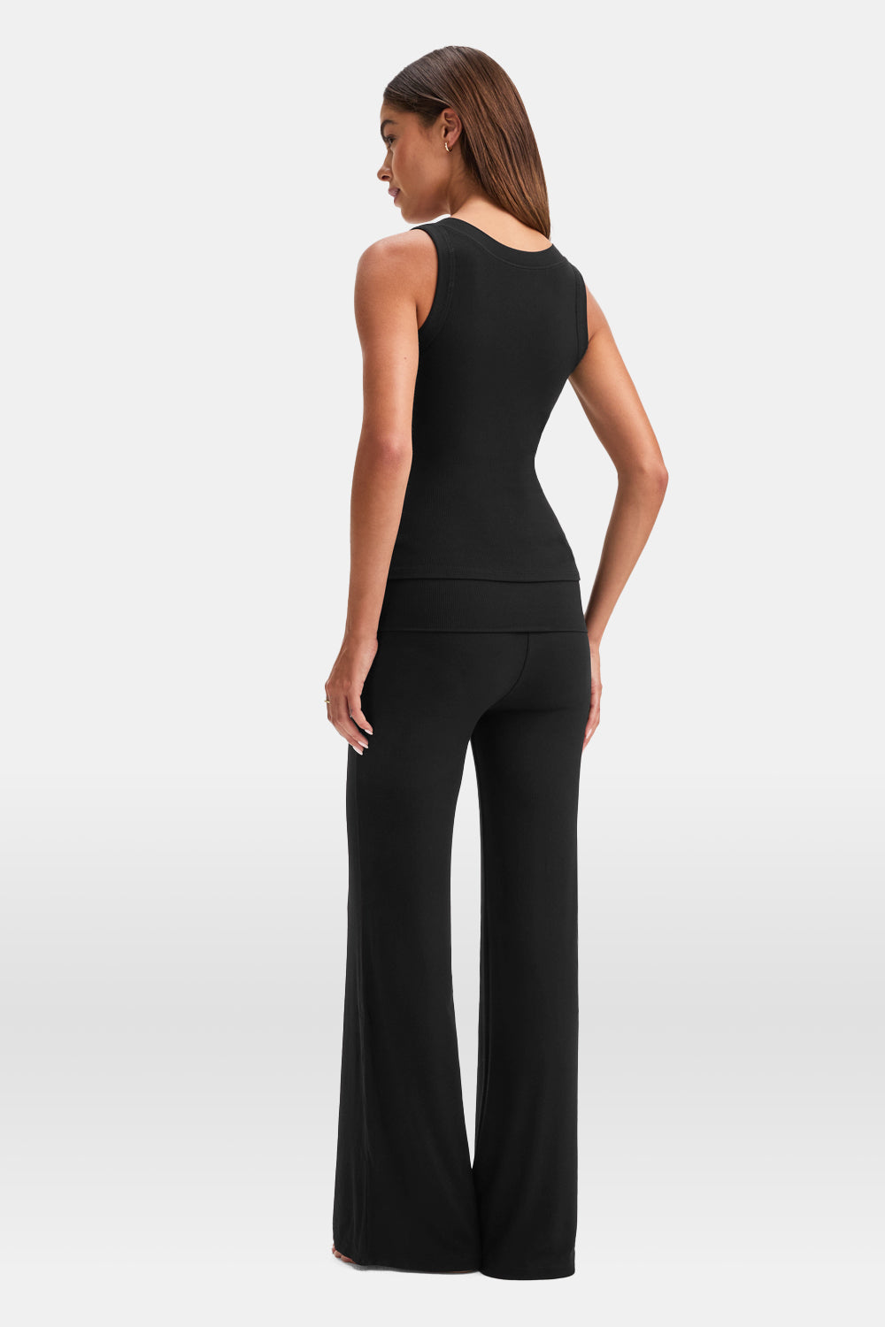 365 Sculpting Lounge Reversible Tank - Shadow Black
