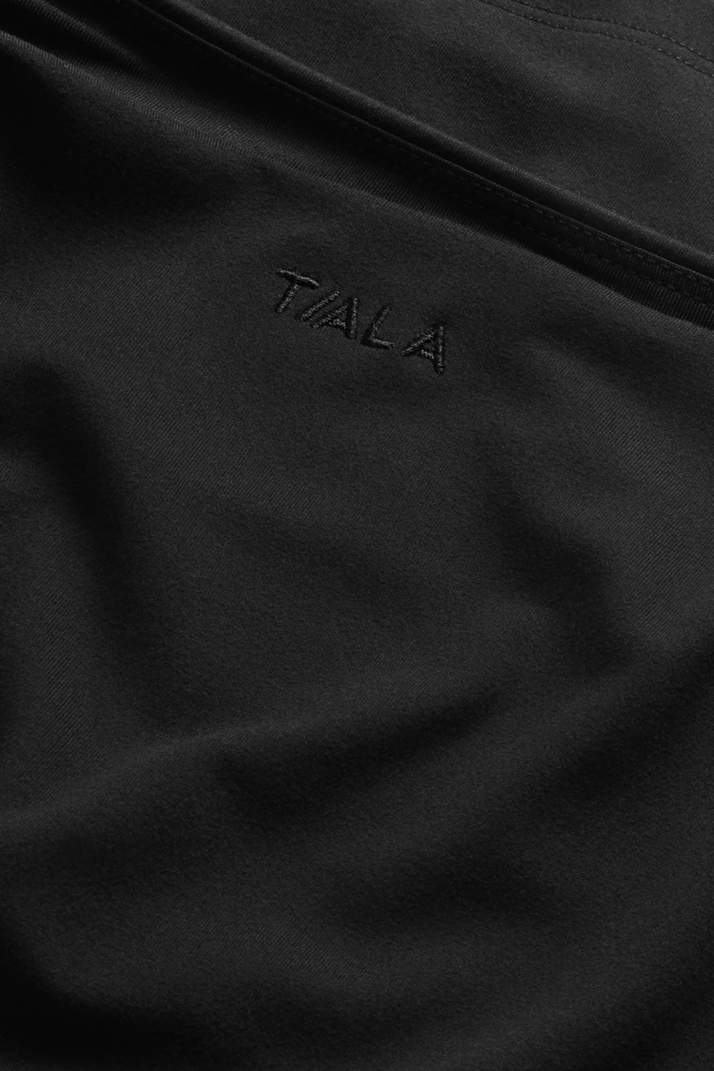 365 Boat Neck Long Sleeve Top - Shadow Black