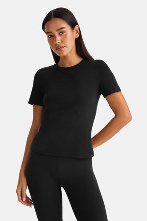 365 Core Cotton Short Sleeve T-Shirt - Black