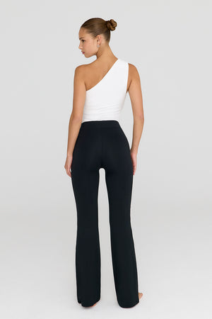 365 Flared Trousers - Shadow Black