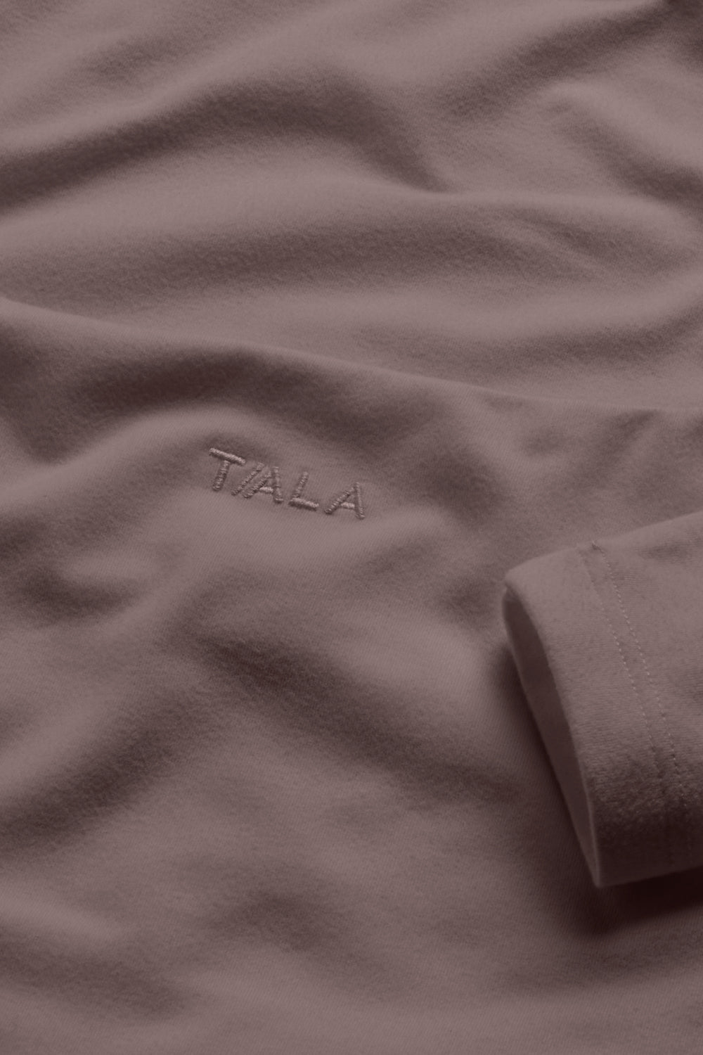 365 Square Neck Long Sleeve Top - Mocha Brown