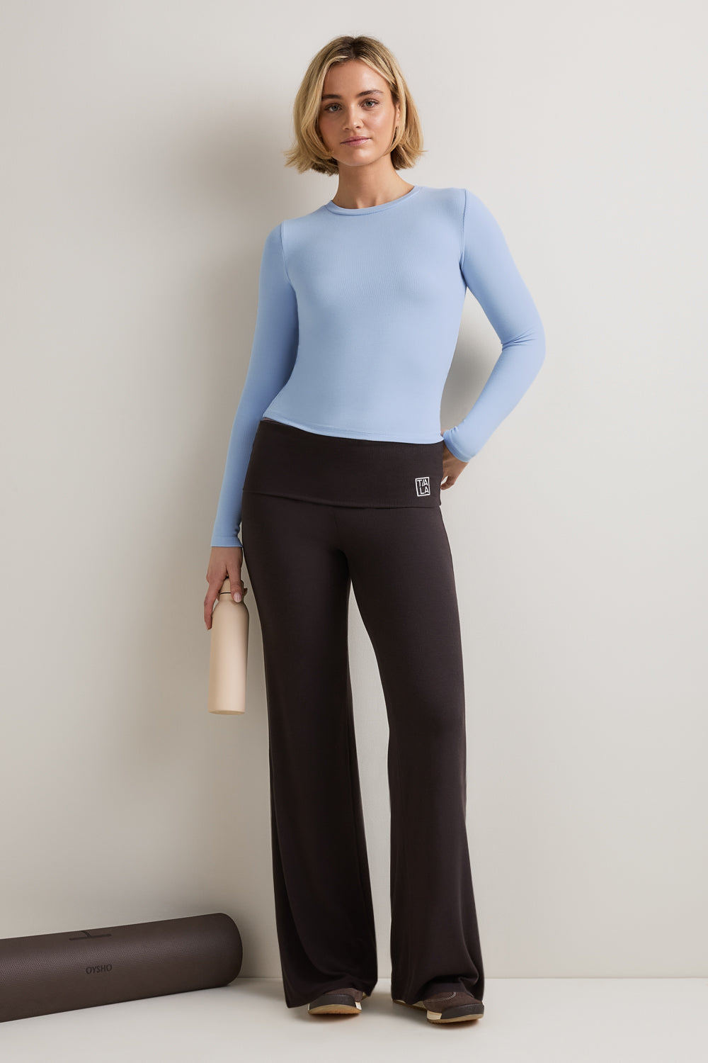 365 Sculpting Lounge Top - Baby Blue