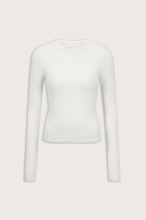 365 Sculpting Lounge Top - Coconut Milk