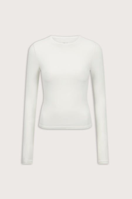 365 Sculpting Lounge Top - Coconut Milk