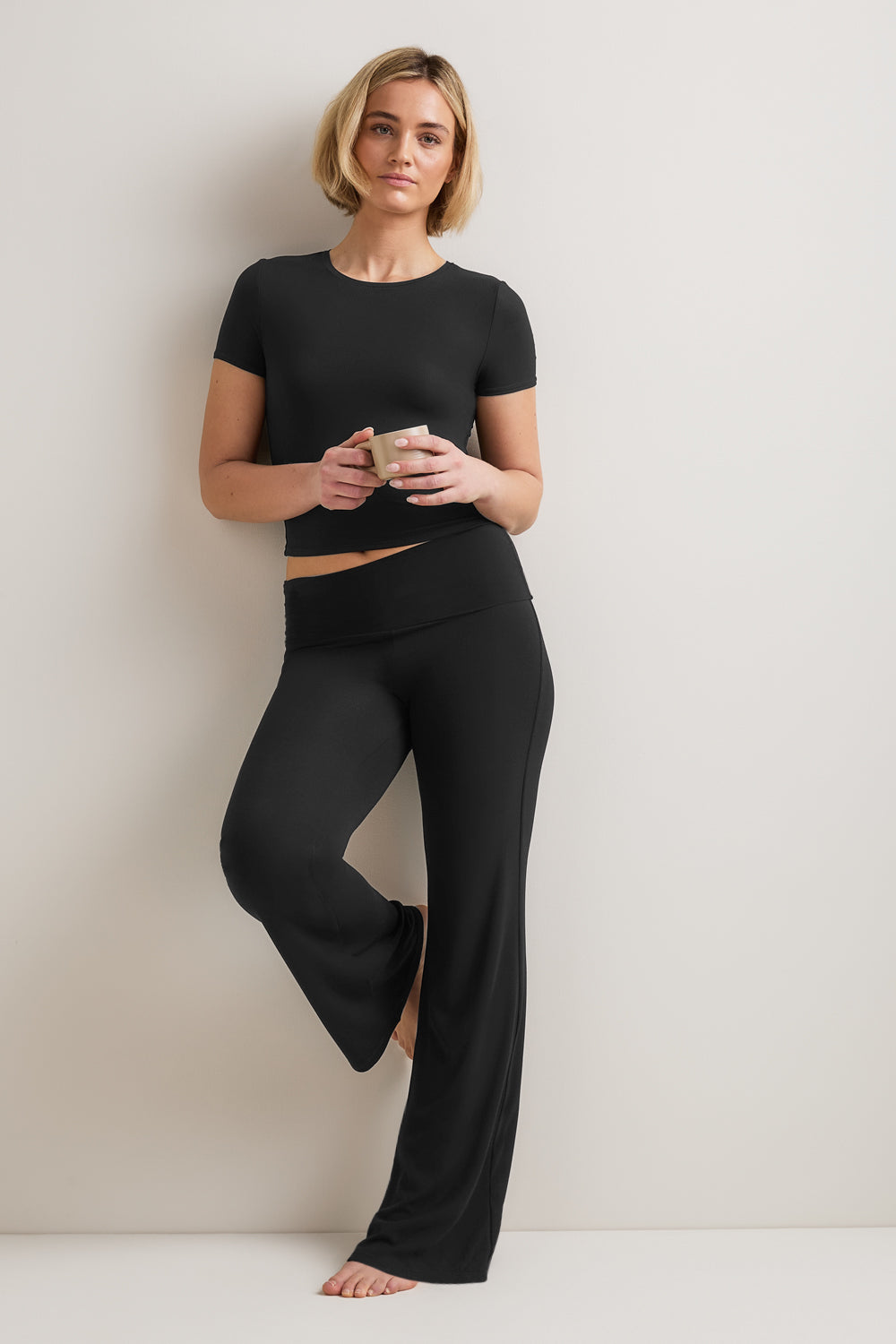 365 Sculpting Lounge T-Shirt - Shadow Black