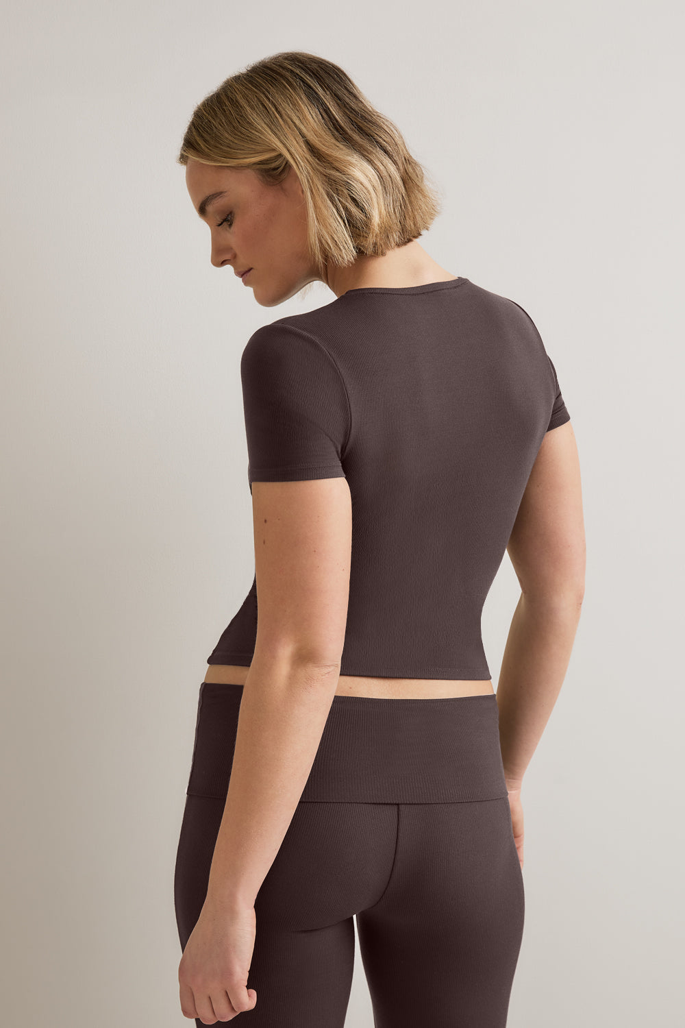 365 Sculpting Lounge T-Shirt - Espresso