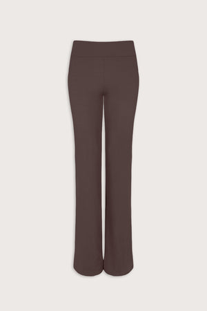 365 Sculpting Lounge Flared Trousers - Espresso