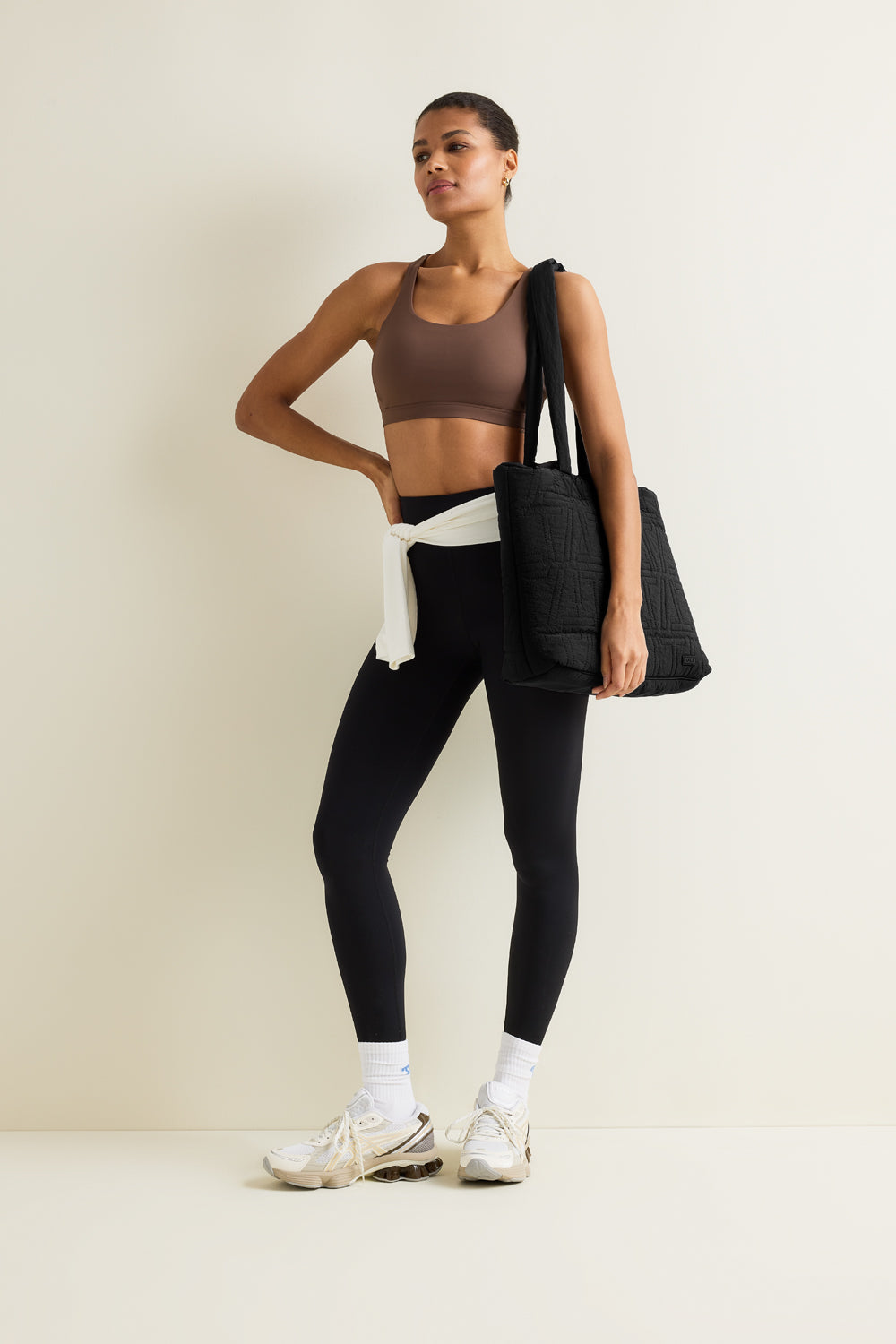 Essential Padded Tote Bag - Black