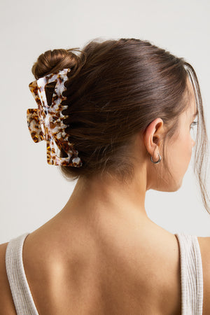 Logo Claw Clip - Tortoise