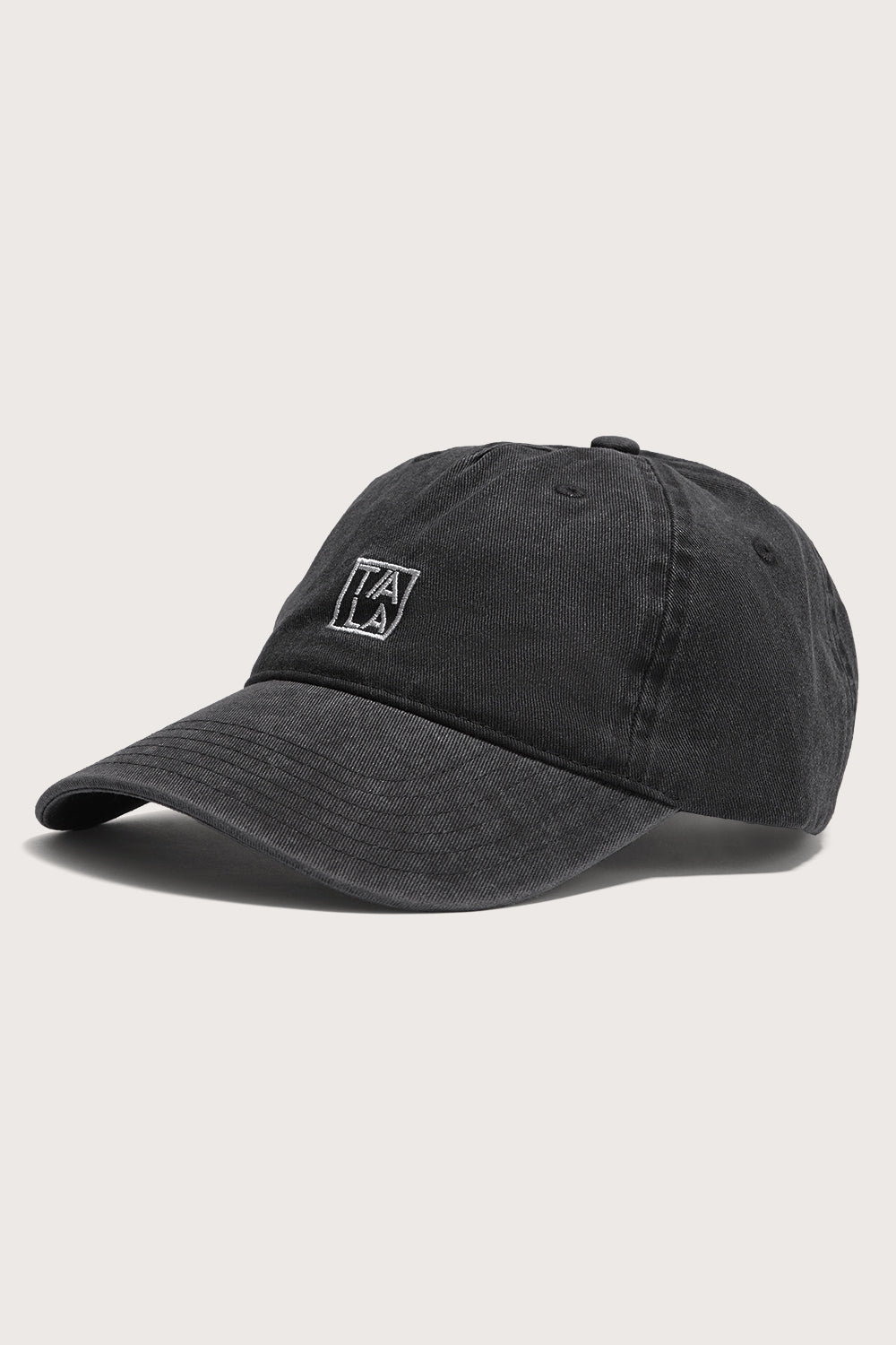 Tala Logo Embroidered Cap - Washed Black
