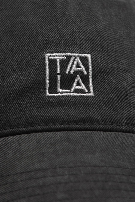 Tala Logo Embroidered Cap - Washed Black