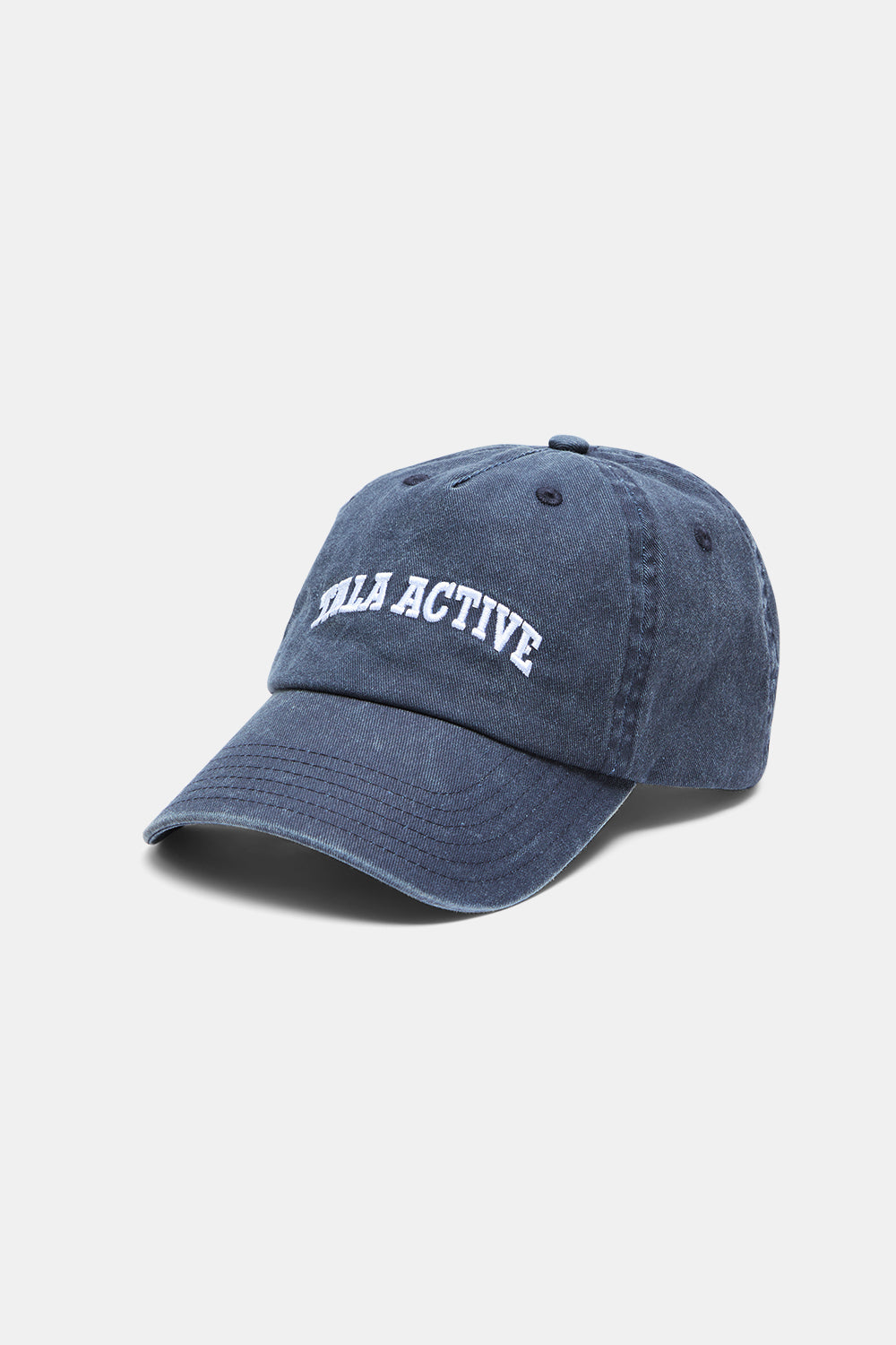 TALA Active Embroidered Cap - Washed Denim