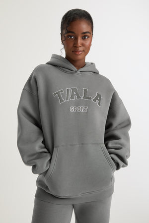 Oversized Club Hoodie - Slate Grey