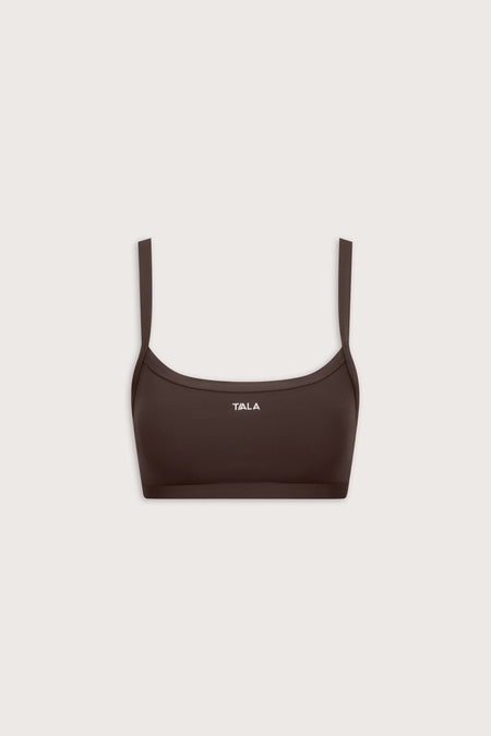 DayFlex Bandeau Sports Bra - Chestnut Brown