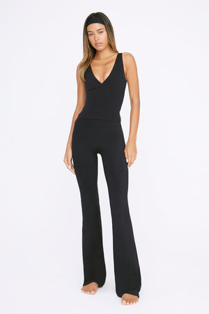 DayFlex High Waisted Flared Yoga Pant - Shadow Black