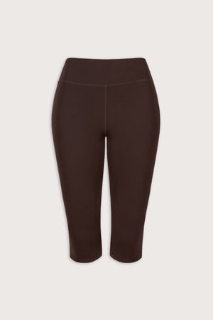 Brown capri leggings