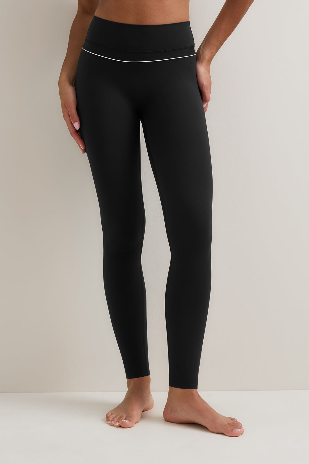 DayFlex Contrast Sweetheart Legging - Shadow Black
