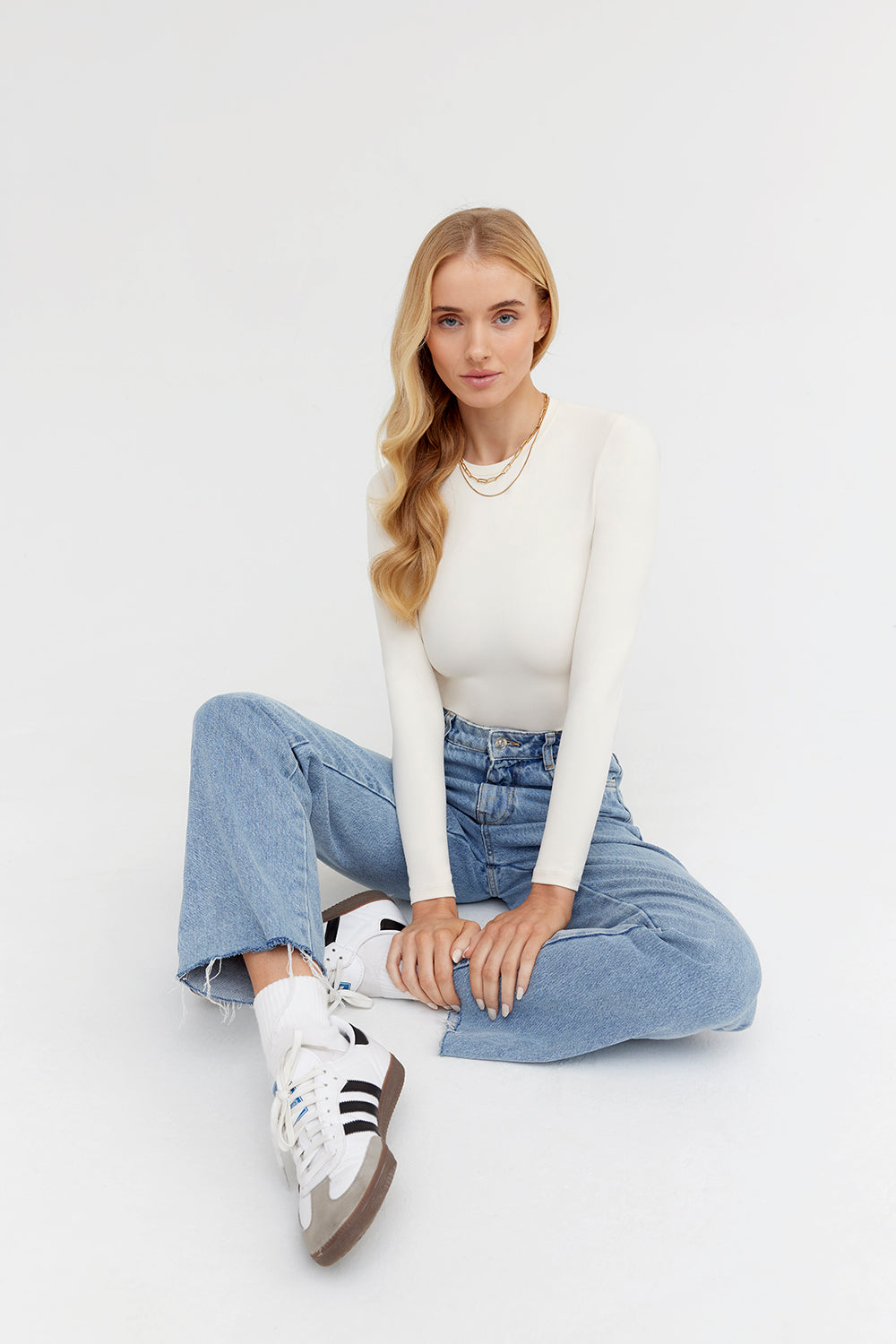 DayFlex Essential Long Sleeve Top - Buttermilk