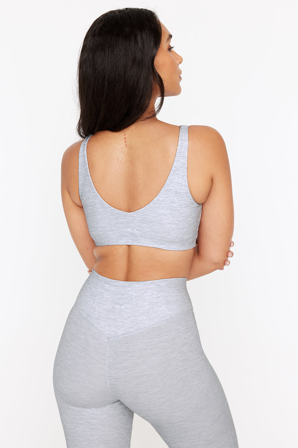 DayFlex Wrap Flared Yoga Pant - Grey Marl