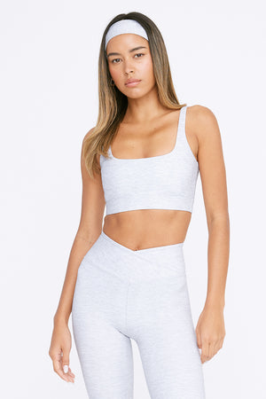 DayFlex Square Neck Sports Bra - Grey Marl