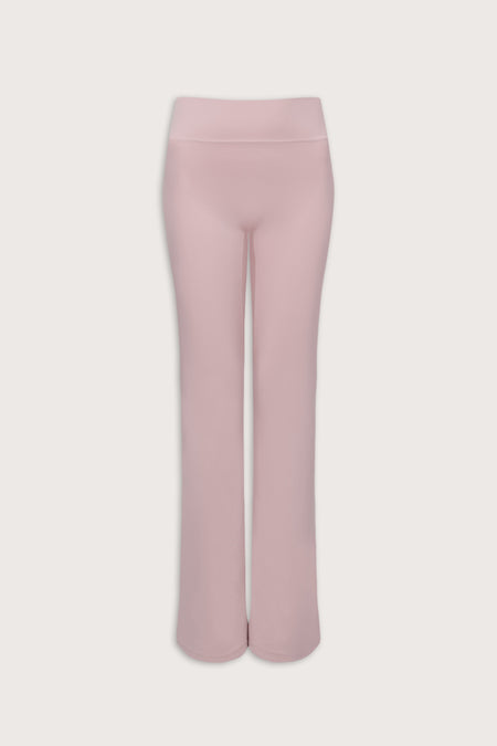 DayFlex High Waisted Flared Yoga Pant No Front Seam - Blush