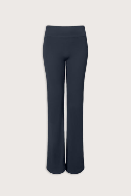 DayFlex High Waisted Flared Yoga Pant No Front Seam - Midnight Navy