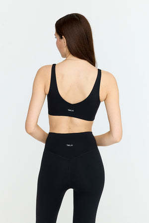 DayFlex Push-Up Sports Bra - Shadow Black