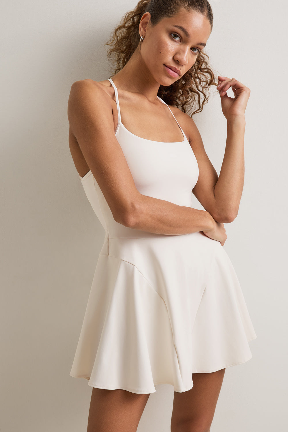 DayFlex Strappy Back Active Dress - Ivory