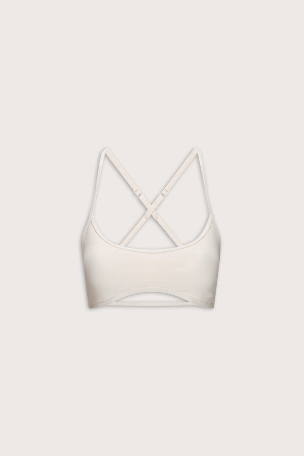 DayFlex Strappy Back Sports Bra - Ivory