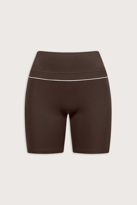 DayFlex Contrast Sweetheart Short - Chestnut Brown