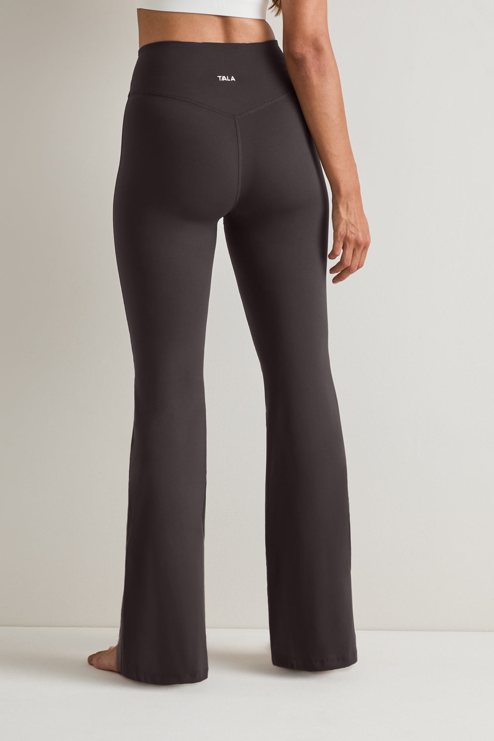 DayFlex Wrap Flared Yoga Pant - Cool Espresso