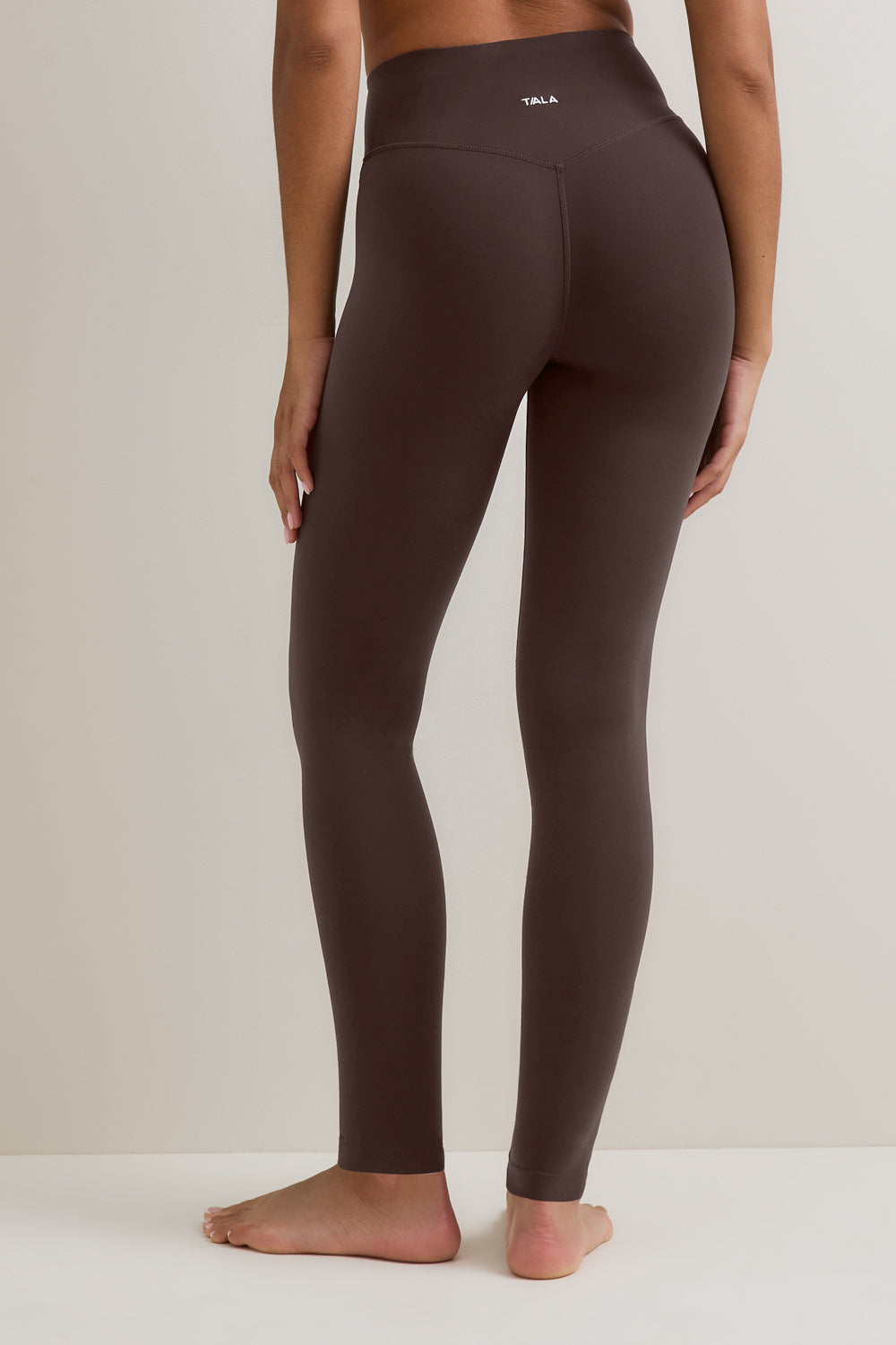 DayFlex Wrap High Waisted Legging - Chestnut Brown