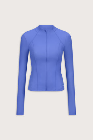 DayFlex Zip Through Sports Jacket - Iris Blue