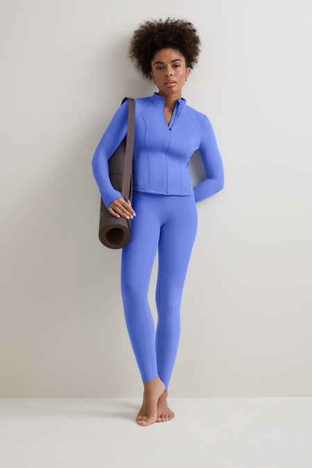 DayFlex Zip Through Sports Jacket - Iris Blue