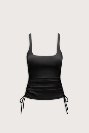 DayFlex Adjustable Side Tie Vest - Shadow Black