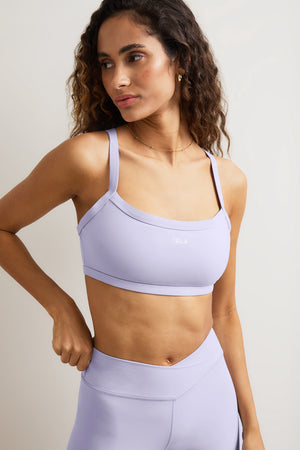 DayFlex Bandeau Sports Bra - Lilac