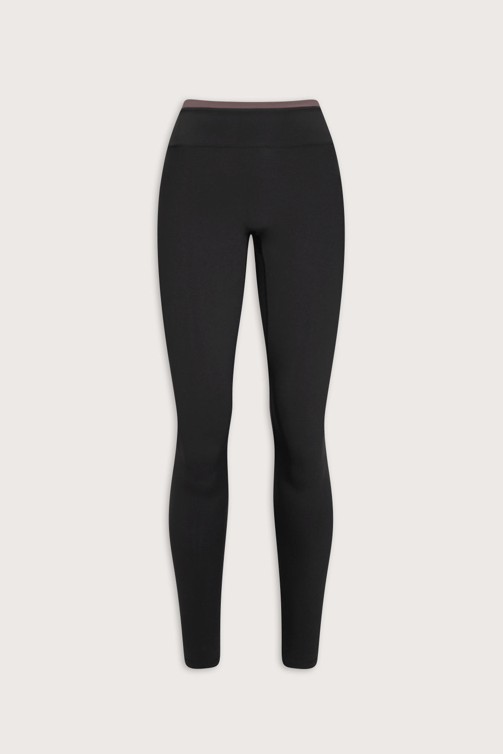 DayFlex Contrast Panel High Waisted Legging - Shadow Black / Mocha Brown