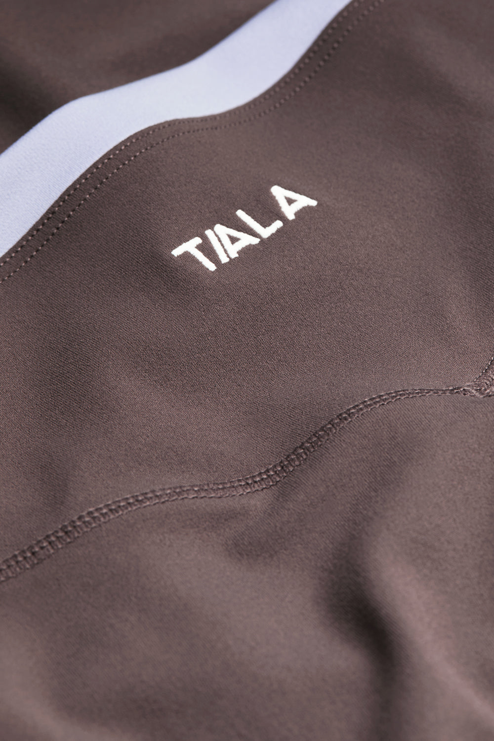 DayFlex Contrast Panel High Waisted Legging - Mocha Brown / Lilac